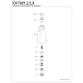 thumbnail image 3 of Kingston Brass KH7885 Pull-Down Kitchen Faucet Sprayer in Oil Rubbed Bronze, 3 of 5