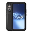 thumbnail image 6 of Samsung S22 Plus Case Metal Bumper Silicone Case Galaxy S22 Plus Cover Built-in Screen Protector Gorilla Glass Hybrid Military Shockproof Heavy Duty Rugged For Samsung Galaxy S22 Plus, Black, 6 of 16