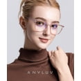 thumbnail image 2 of Gafas de luz azul ANYLUV para mujer y hombre, UV400, antifatiga visual, 2 of 7