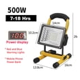 thumbnail image 2 of Strong 500W LED Recharable Floodlight Outdoor Emerncy Site Outa Camping Street Sales Home Portable Light ,Save Energ, 2 of 7