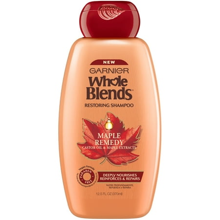 Garnier Whole Blends Maple Remedy Restoring Shampoo 12.5 fl. oz. Bottle
