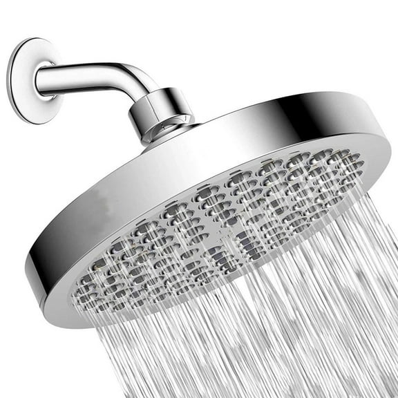 Luxury Rain Shower Head High Pressure - Adjustable Chrome Showerhead