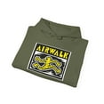 thumbnail image 3 of Airwalk Vintage Retro 90s 80s Skateboarding Hoodie Design - M / Military Green, 3 of 5