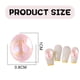 thumbnail image 2 of 10 piezas Aurora Mocha Brocas de base puntiaguda Rosa Love Heart K9 Brocas de vidrio Decoración de uñas, 2 of 5