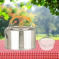 thumbnail image 4 of Portable Camping Kettle on Campfire Camp Tea Pot Hiking Coffee Pot Outdoor Traveling Kettle Teapot Camping Picnic Tool, 4 of 10