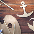 thumbnail image 4 of Wood Shape Rocking Anchor 6x5.5", 4 of 5
