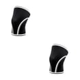 thumbnail image 3 of Thinsony 1/2/3/5 Fashionable And Knee Sleeves For Weightlifting - Lightweight Protection Knee Sleeves Weightlifting Blended Model B black and wh XL 2PCS, 3 of 6