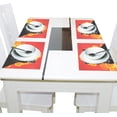 thumbnail image 4 of Ryvnso Placemats Set of 6 Cool Cat Dining Mats Heat-Resistant Non-Slip Washable Table Mat, 4 of 8