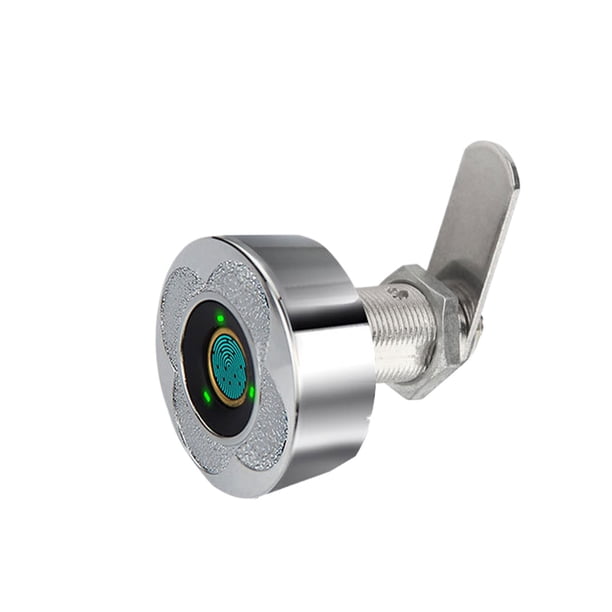 Cerradura de huellas dactilares Riwesomey para puertas de gabinetes plateado