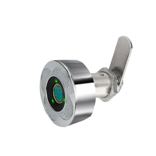fastboy Biometric Cabinet Door Lock And Secure Fingerprint Access Easy To Turn On With Just Touch 103-30silvery