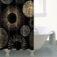 thumbnail image 2 of Abstracrt Rideaux de Douche Rétro Mi-Siècle (3) Imperméables, Doublure de Douche Chic Contemporain en Polyester, Ensemble de Rideaux de Douche avec Encliquetage, 72x72 Pouces, 2 of 4
