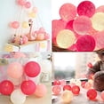 thumbnail image 5 of LINLIN LED Cotton Ball String Lights, Fairy Lights LED String Lights USB Indoor Outdoor Decorative Light for Home Party Christmas String Lights, 5 of 7