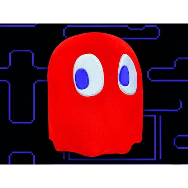 Toynk Pac-Man Blinky Ghost 7-Inch Plush