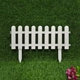 thumbnail image 4 of Giunmcul Holiday White Plastic Garden Fence Picket Fence Edgings for Lawns Flowerbeds Plant Borders Decorative Yard, 4 of 5