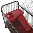 thumbnail image 6 of Pawhut Metal Wire Small Animal Pet Cage with Wheels, Red & Black, 42”, 6 of 10