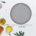 thumbnail image 3 of olkpmnmk Silicone Trivets for Hot Dishes, Round Wave Border High Temp Silicone Trivet Mat, Waterproof Anti-Slip Heat Resistant Table Coaster, Heat Resistant Silicone Trivets for Hot Pots and Pans, 3 of 7