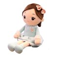 thumbnail image 1 of sweethay Reemplazo de muñeca para niñas, relleno de algodón PP inodoro, encaje decorativo, juguete de peluche colorido para dormir, regalo de Animales de peluche y juguetes de peluche Verde 40cm, 1 of 6