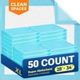 thumbnail image 1 of Puppy Pads Clean Spaces, superabsorbentes, 28 x 34 cm, 50 unidades, 1 of 8
