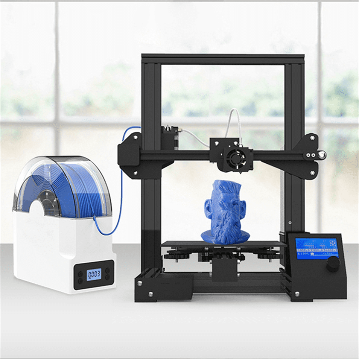 Filament Dry Box Filament Dry Box ABS Adjustable Temperature Keeping Filament Dry Holder 3D Printer Accessories US Plug