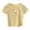 Yellow, variant on GobdXE Girls Solid Color Ribbed Tee Short Sleeve T-Shirt with 3D Cherry Decoration Color:Purple,Size:4-5 Years
