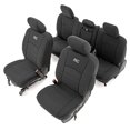 thumbnail image 1 of Fundas de Asiento Rough Country 91029 para Ram 1500 Crew Cab 2009 a 2018 Neopreno Filas Completas, 1 of 5