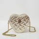 thumbnail image 4 of Bolso de mano de marca de lujo KURT GEIGER de alta calidad con diseño de cabeza de águila retro, cadena clásica, corazón brillante y arcoíris para mujer, 4 of 5