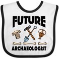 thumbnail image 3 of Inktastic Historian Future Archaeologist Boys or Girls Baby Bib, 3 of 4