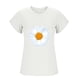thumbnail image 3 of Mujeres Manga Corta Tops Moda Imprimir Blusa Divertida, Cuello Redondo Poliéster Spandex Tee, 3 of 6