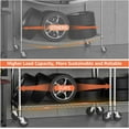 thumbnail image 6 of M MZG 4 Tier Metal Wire Shelving Unit Storage Rack Dimensions: 47.24"W x 17.7"D x 59"H, Chrome, 6 of 8