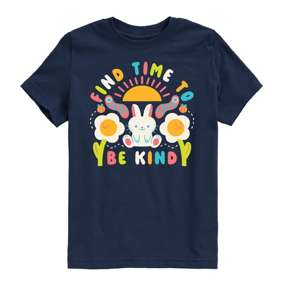 Instant Message - Find Time To Be Kind - Youth Boys Short Sleeve Graphic T-Shirt