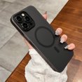 thumbnail image 3 of Luxury Ultra Thin Matte Clear Case For iPhone 16 15 14 Plus 13 12 11 Pro Max For Magsafe Wireless Charge Magnetic Clear PC Cover Clear For iPhone 11Pro Max, 3 of 5