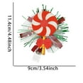 thumbnail image 3 of pstuiky Papel de regalo navideño doblado para niños niñas hombres y mujeres. Regalos para árbol de Navidad copos de nieve feliz año nuevo. Paquete de 1 unidad., 3 of 6