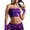 #059 Purple, variant on Women's Sequined One Piece Bandeau Top, Strapless Stretchy Sparkly Glitter Tube Tops for Going Out Party, Mint Green,Free Size