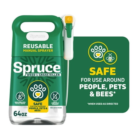 Spruce Weed & Grass Killer Manual Spray Starter Kit, 64 oz.