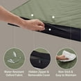 thumbnail image 3 of WATANIYA Foldable Travel Dog Bed, Outdoor Waterproof Orthopedic Pet Bed Mattress, Green, 3 of 7