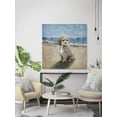 thumbnail image 6 of Parvez Taj Dog by the Beach Canvas Wall Art, 6 of 9