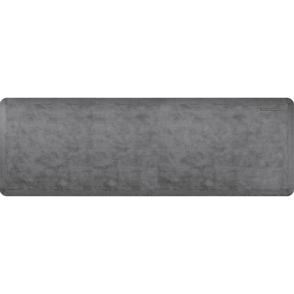 WellnessMats Estates Linen Anti-Fatigue Mat, Slate, 72" by 24"