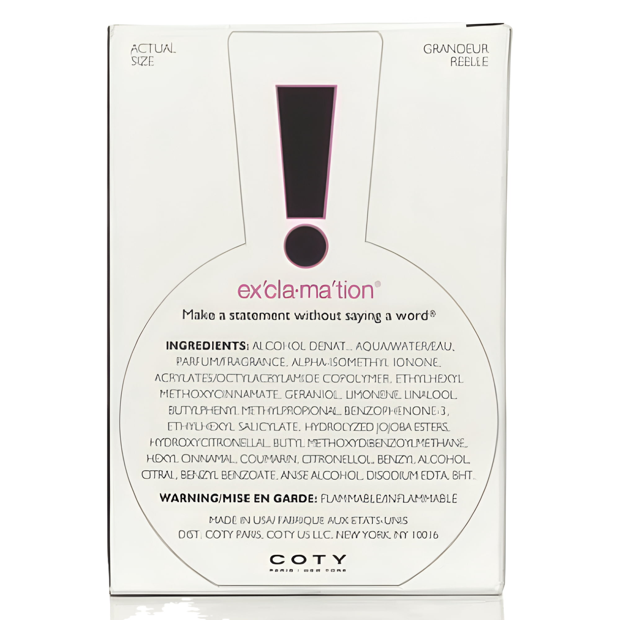 ex'cla.ma'tion by Coty Cologne Spray For Women 1.70 oz (Pack of 3)