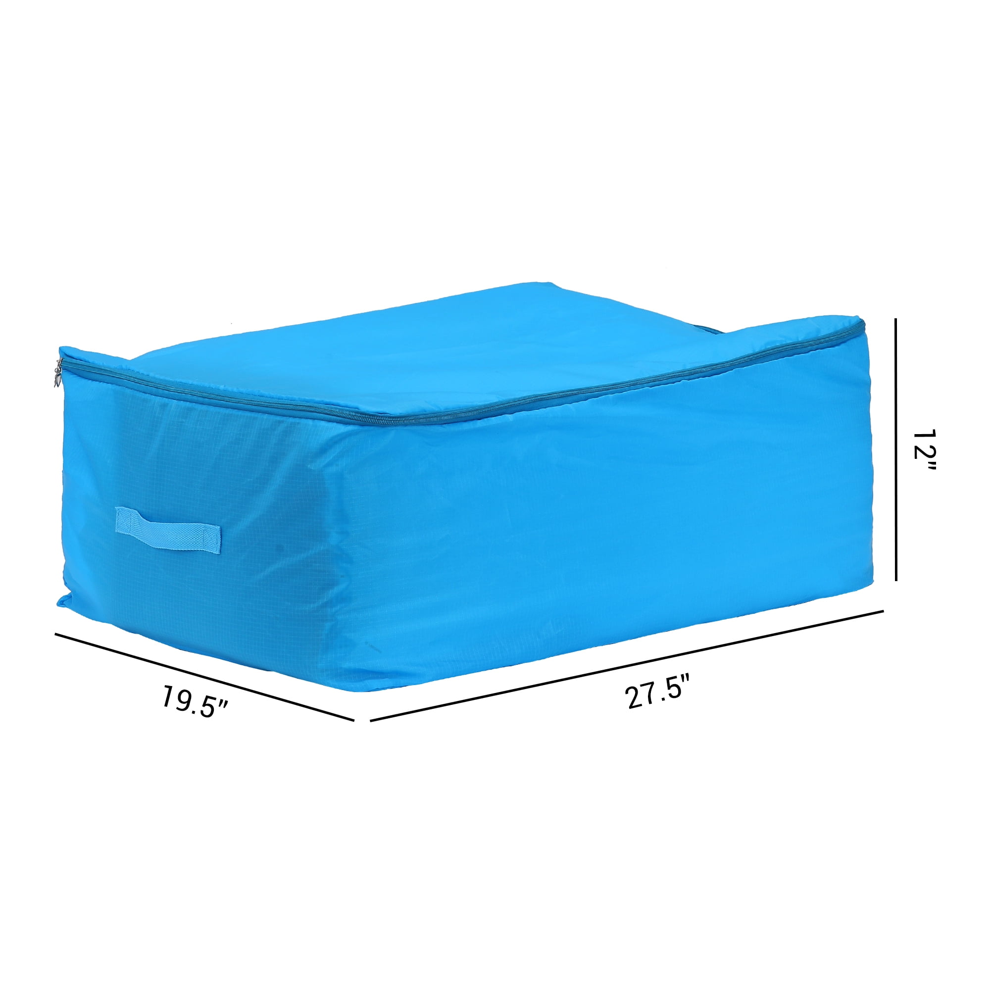 Unique Bargains 1 Pack Clothes Storage Bags Moving Bags Blue 27.5*19.5*12in