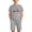 Gray, variant on Kids 4th of July Outfit Light Blue 2 Piece Set Unisex 100% Cotton T-Shirt and Shorts Summer Clothes for Boys Girls 3-12 Years,Size 4 T