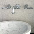 thumbnail image 2 of Kingston Brass KS3121AL Vintage 2-Handle Wall Mount Bathroom Faucet, Polished Chrome, 2 of 3