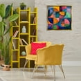 thumbnail image 3 of Stupell Industries Luminous Spectrum Shapes Abstract Painting Gold Floater Framed Canvas Art Print Wall Art, 25 x 25, 3 of 10
