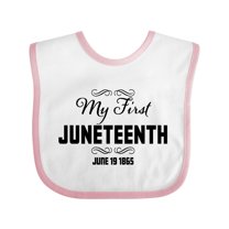 Inktastic My First Juneteenth June 19, 1865 Boys or Girls Baby Bib