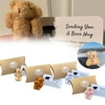 thumbnail image 2 of WNFJR Comforting Mini Bear Gift, Pocket-Sized Plush Bear, Anxiety Relief Keepsake, Thoughtful Handbag Charm Bear, 2 of 2