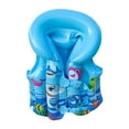 thumbnail image 2 of Chaleco de natación inflable Zulema para niños y niñas flotador protector Azul M, 2 of 7