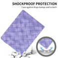 thumbnail image 3 of Decase for iPad Pro 12.9 2022/2021/ 2020/2018 Cover with Pencil Holder/Pockets,Auto Wake/Sleep,Folio Stand Embossed PU Leather Smart Wallet Shell for iPad Pro 12.9 6th/ 5th/ 4th/ 3rd Gen,Purple, 3 of 10