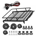 thumbnail image 3 of Khall RC Metal Roof Rack,Metal Roof Rack Luggage Carrier with LED Light Fit for MN 1/12 RC Crawler MN90 / MN90K,RC Roof Rack with LED, 3 of 8