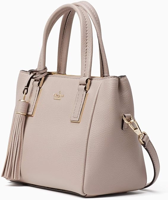 kate spade new york Kingston Drive Small Alena Leather Satchel, Bone Grey