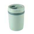 thumbnail image 1 of Yuarrent Taza de desayuno, taza redonda de jugo de avena, café, leche, vajilla para microondas, olla de sopa sellada, viaje, hogar, oficina, trabajador, Teteras Verde claro Yuarrent HA067541-02, 1 of 6