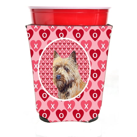 Cairn Terrier Hearts Love and Valentine's Day Portrait Ultra Beverage Insulators for slim cans (Best Food For Cairn Terrier)